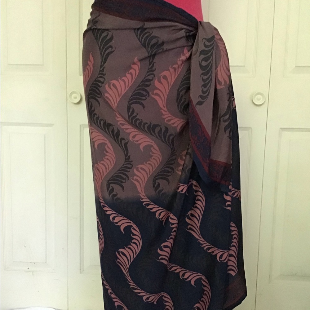 NWOT Handmade Sarong made from Vintage Sari Fabric
